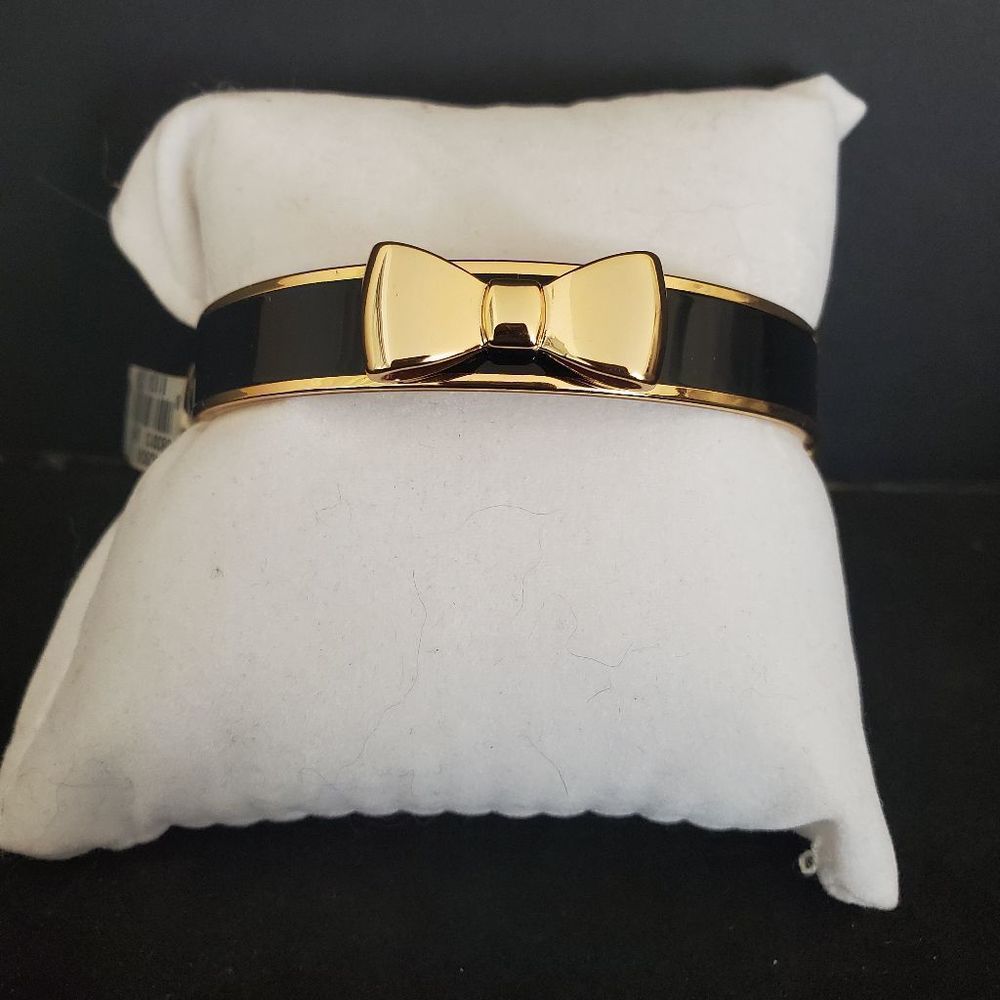 Black and Gold Bow Bracelet